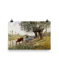 Lone Fox New "Countryside" Art Print