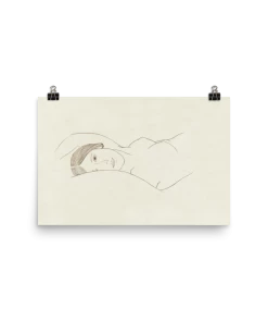 Lone Fox "Reclining Woman" Art Print New 10 Lone Fox