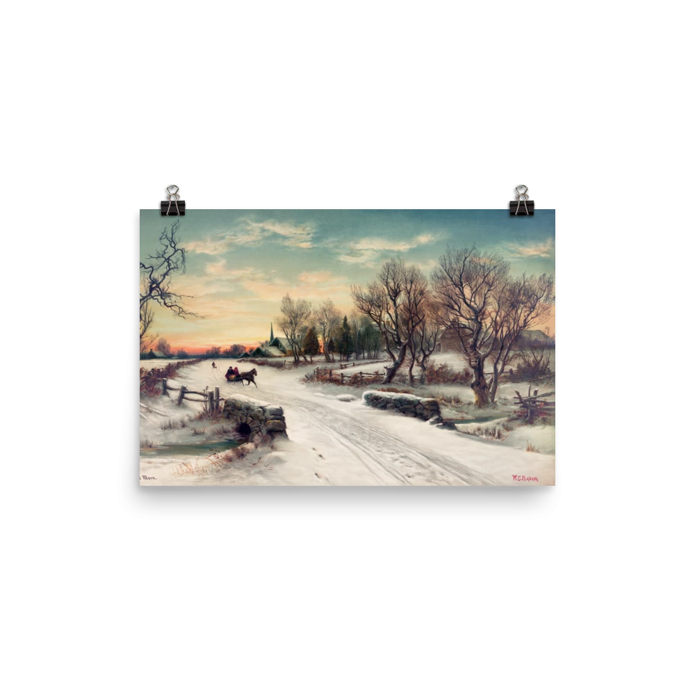 Lone Fox New "Christmas Morn" Art Print 5 Lone Fox New "Christmas Morn" Art Print