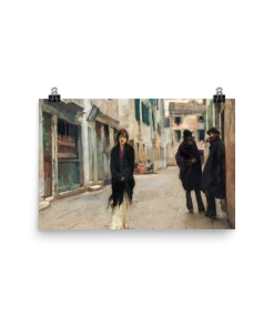 Lone Fox "Street In Venice" Art Print Best Sellers