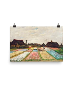 Lone Fox "Flower Beds In Holland" Art Print