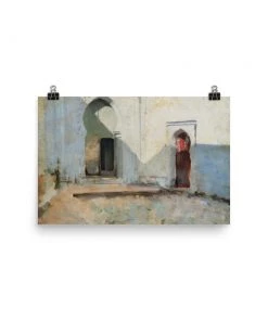 Lone Fox Best Sellers "Courtyard In Morocco" Art Print
