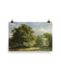 Lone Fox Best Sellers "View In The Bentheim Forest" Art Print