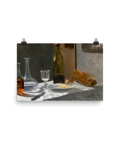 Lone Fox "Bottle, Carafe, Bread, And Wine" Art Print Best Sellers