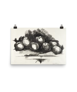 Lone Fox "Apples On Table" Art Print