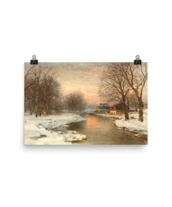 Lone Fox "Vinteraften Motiv Ved Munchen " Art Print Best Sellers