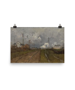 Lone Fox "The Train Is Arriving" Art Print Best Sellers