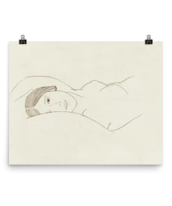 Lone Fox "Reclining Woman" Art Print New 11 Lone Fox