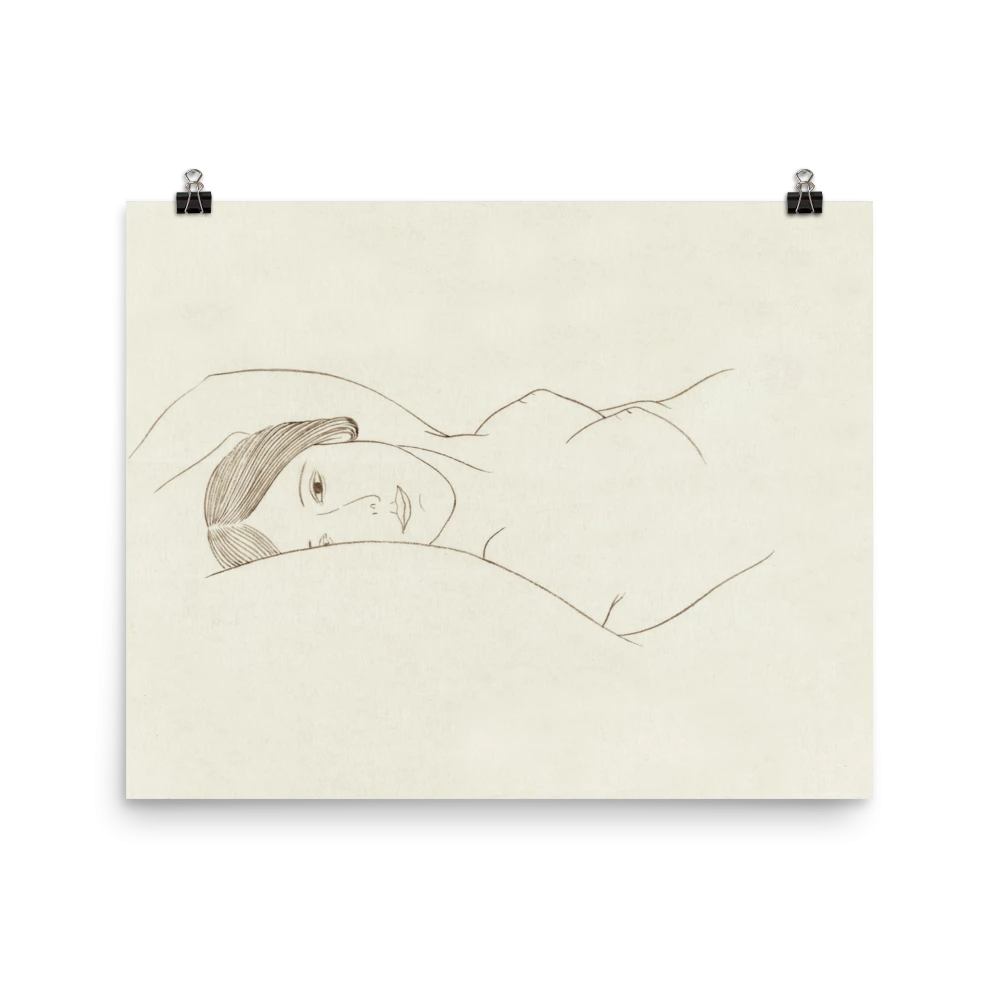 Lone Fox "Reclining Woman" Art Print New 6 Lone Fox "Reclining Woman" Art Print New