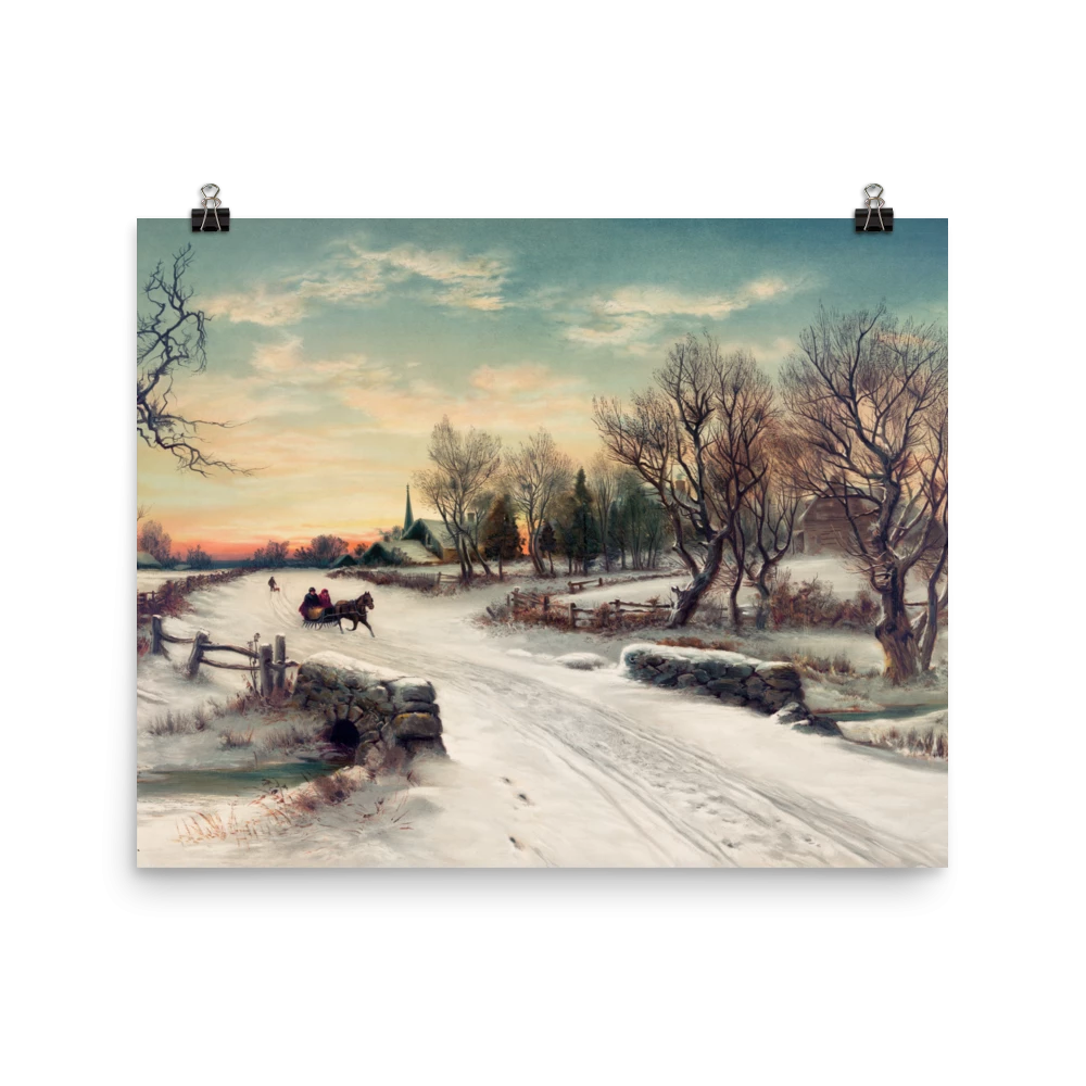 Lone Fox New "Christmas Morn" Art Print 6 Lone Fox New "Christmas Morn" Art Print