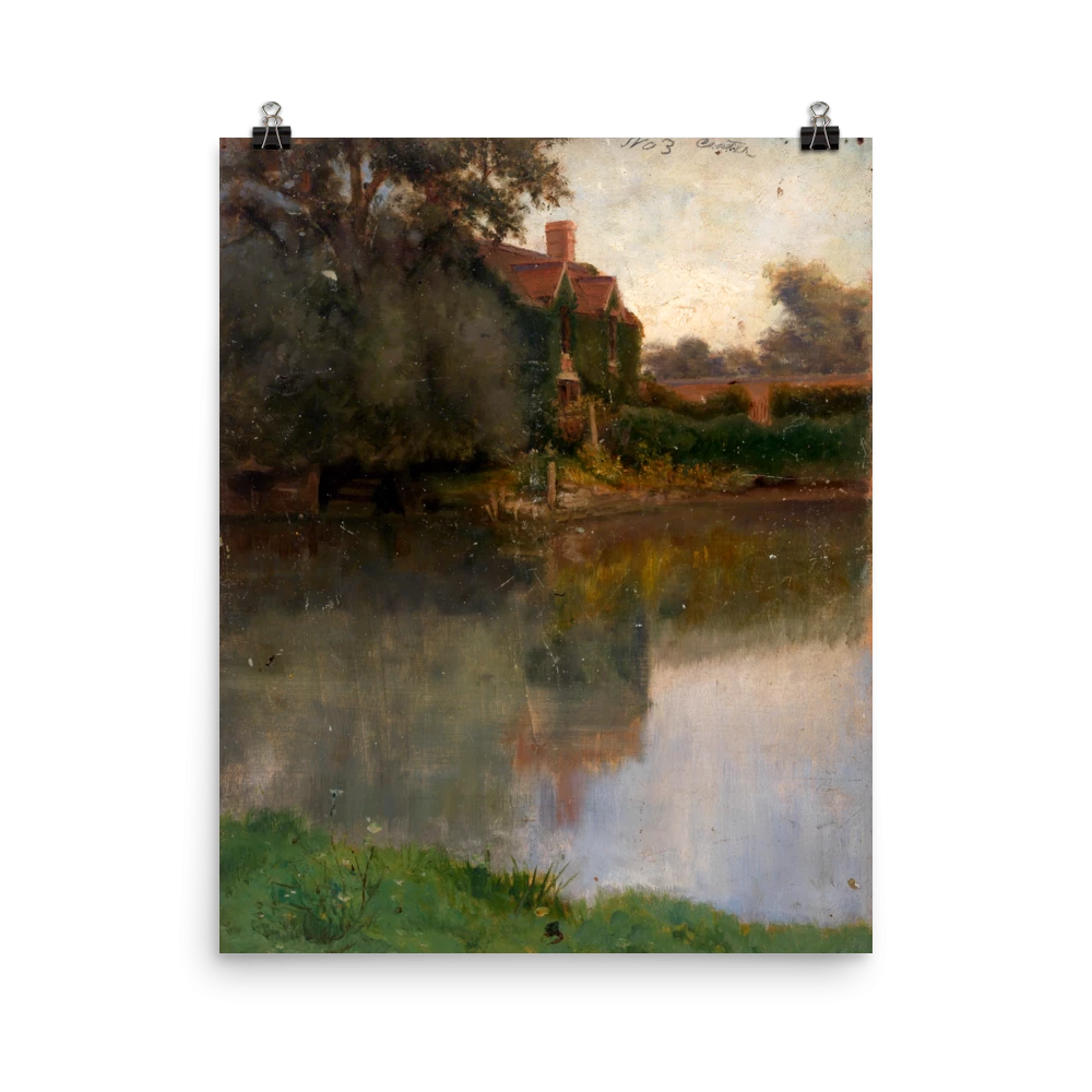 Lone Fox "Edge Of A Stream" Art Print Best Sellers 5 Lone Fox "Edge Of A Stream" Art Print Best Sellers