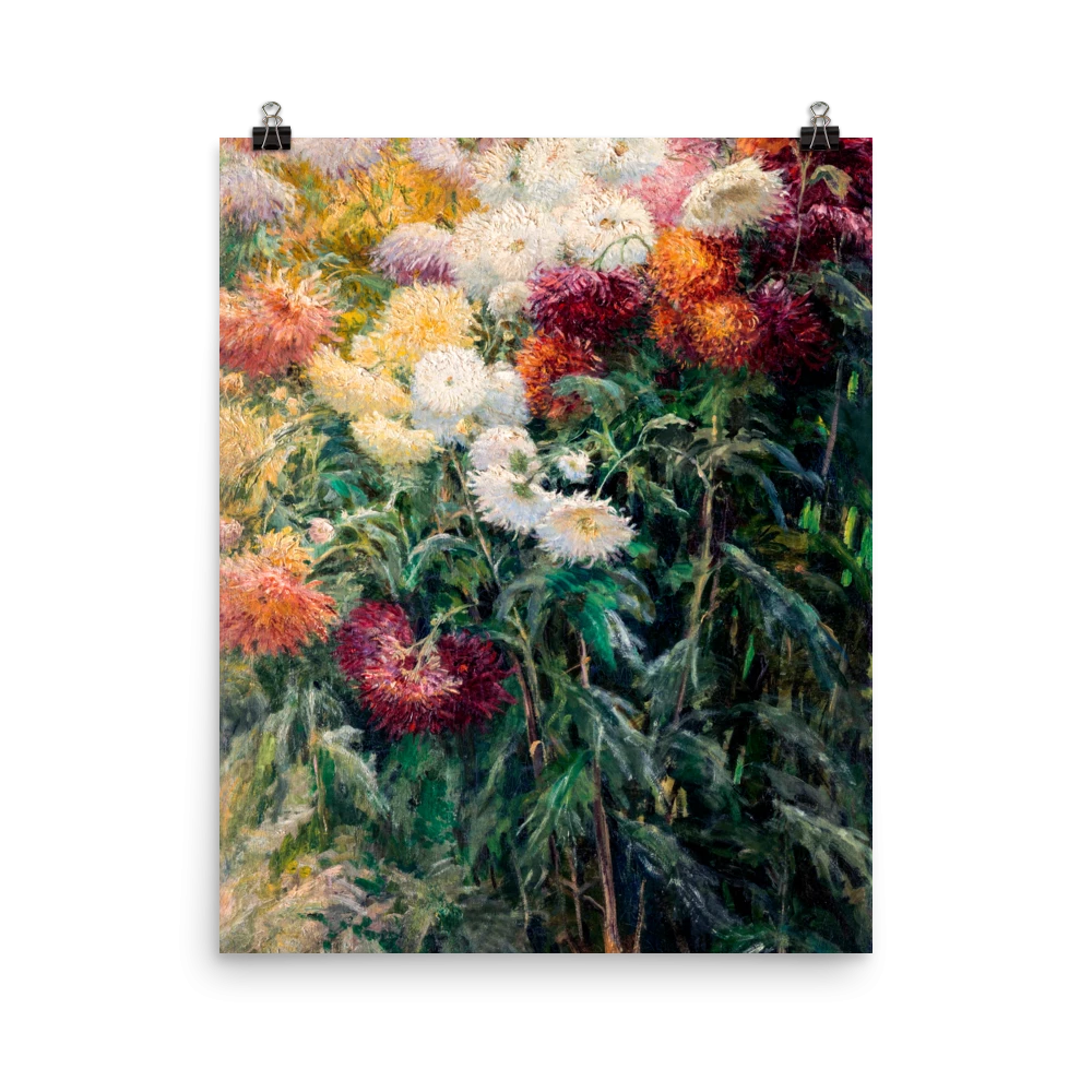 Lone Fox Best Sellers "Chrysanthemums In The Garden At Petit–Gennevilliers" Art Print 5 Lone Fox Best Sellers "Chrysanthemums In The Garden At Petit–Gennevilliers" Art Print