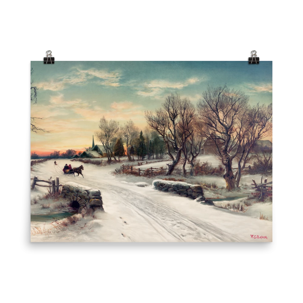 Lone Fox New "Christmas Morn" Art Print 7 Lone Fox New "Christmas Morn" Art Print