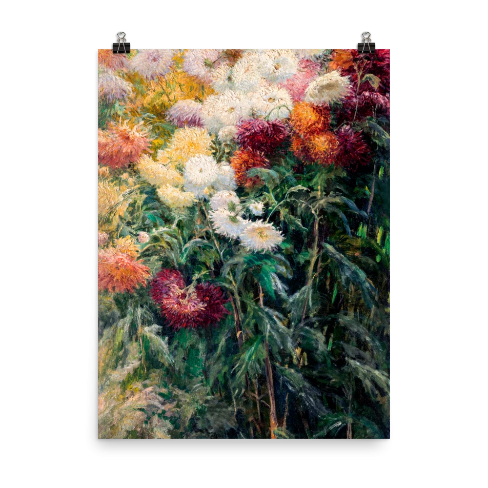 Lone Fox Best Sellers "Chrysanthemums In The Garden At Petit–Gennevilliers" Art Print 6 Lone Fox Best Sellers "Chrysanthemums In The Garden At Petit–Gennevilliers" Art Print