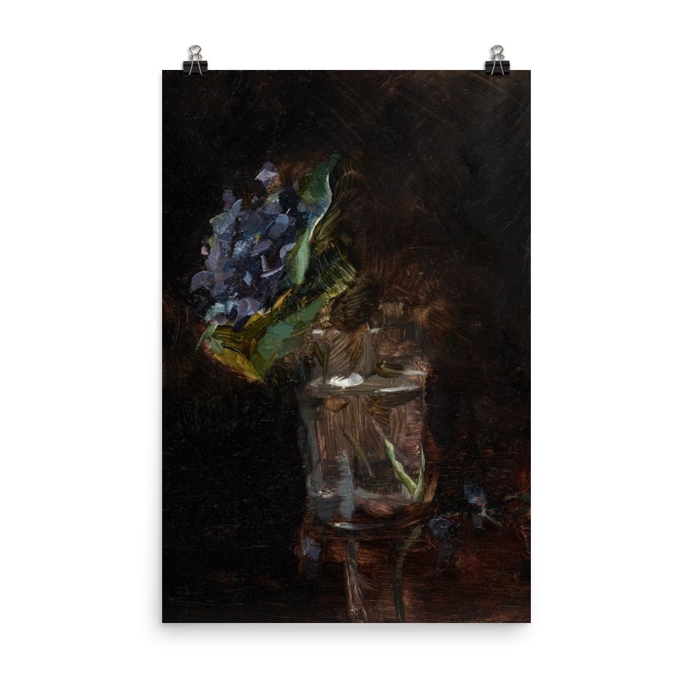 Lone Fox "Bouquet Of Violets In A Vase" Art Print 8 Lone Fox "Bouquet Of Violets In A Vase" Art Print