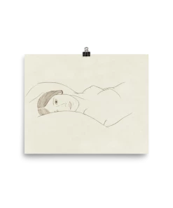 Lone Fox "Reclining Woman" Art Print New