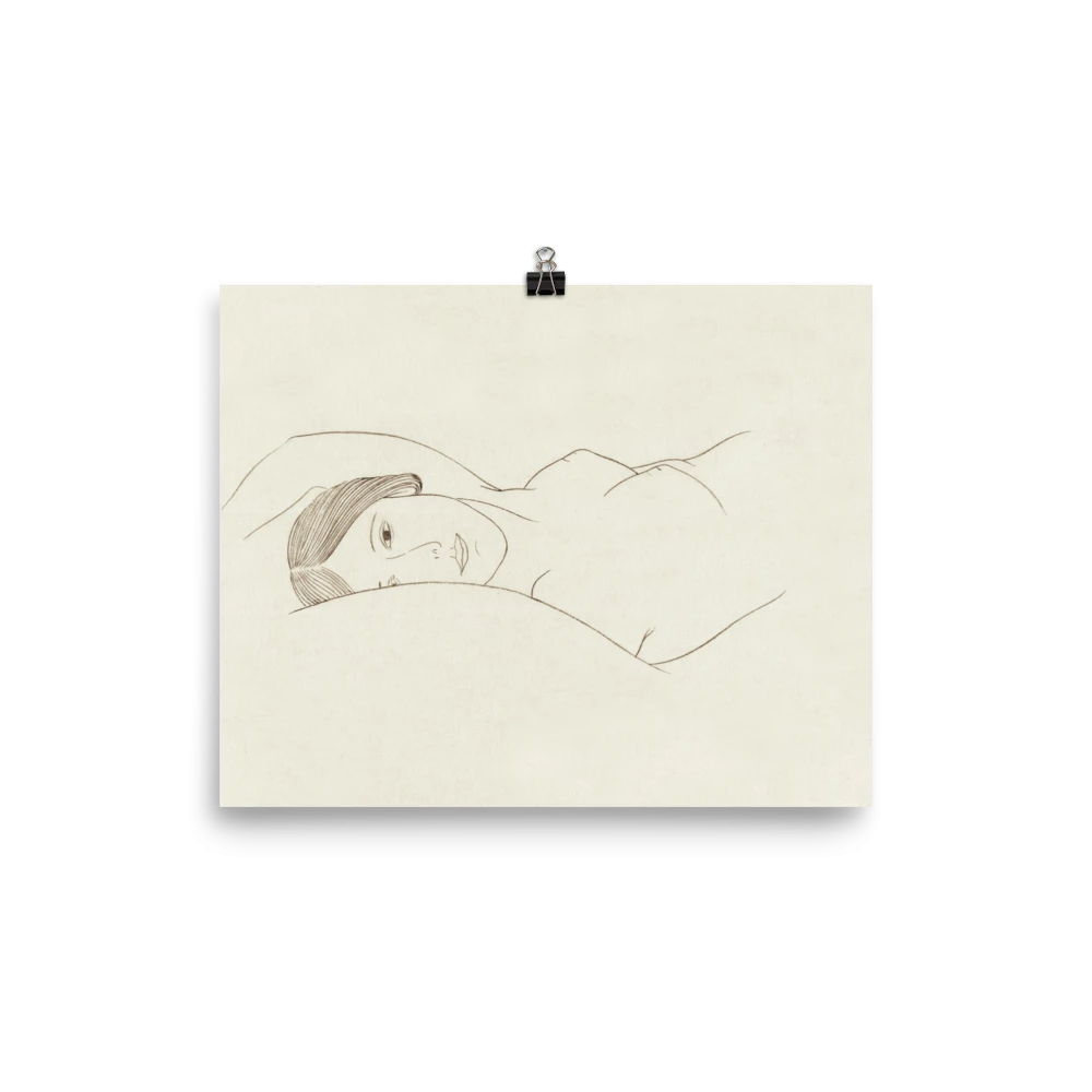 Lone Fox "Reclining Woman" Art Print New 4 Lone Fox "Reclining Woman" Art Print New