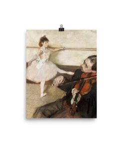 Lone Fox "The Dance Lesson" Art Print