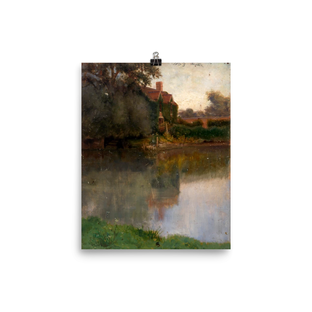 Lone Fox "Edge Of A Stream" Art Print Best Sellers 7 Lone Fox "Edge Of A Stream" Art Print Best Sellers