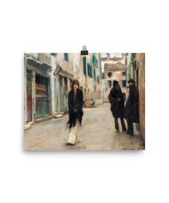 Lone Fox "Street In Venice" Art Print Best Sellers 11 Lone Fox