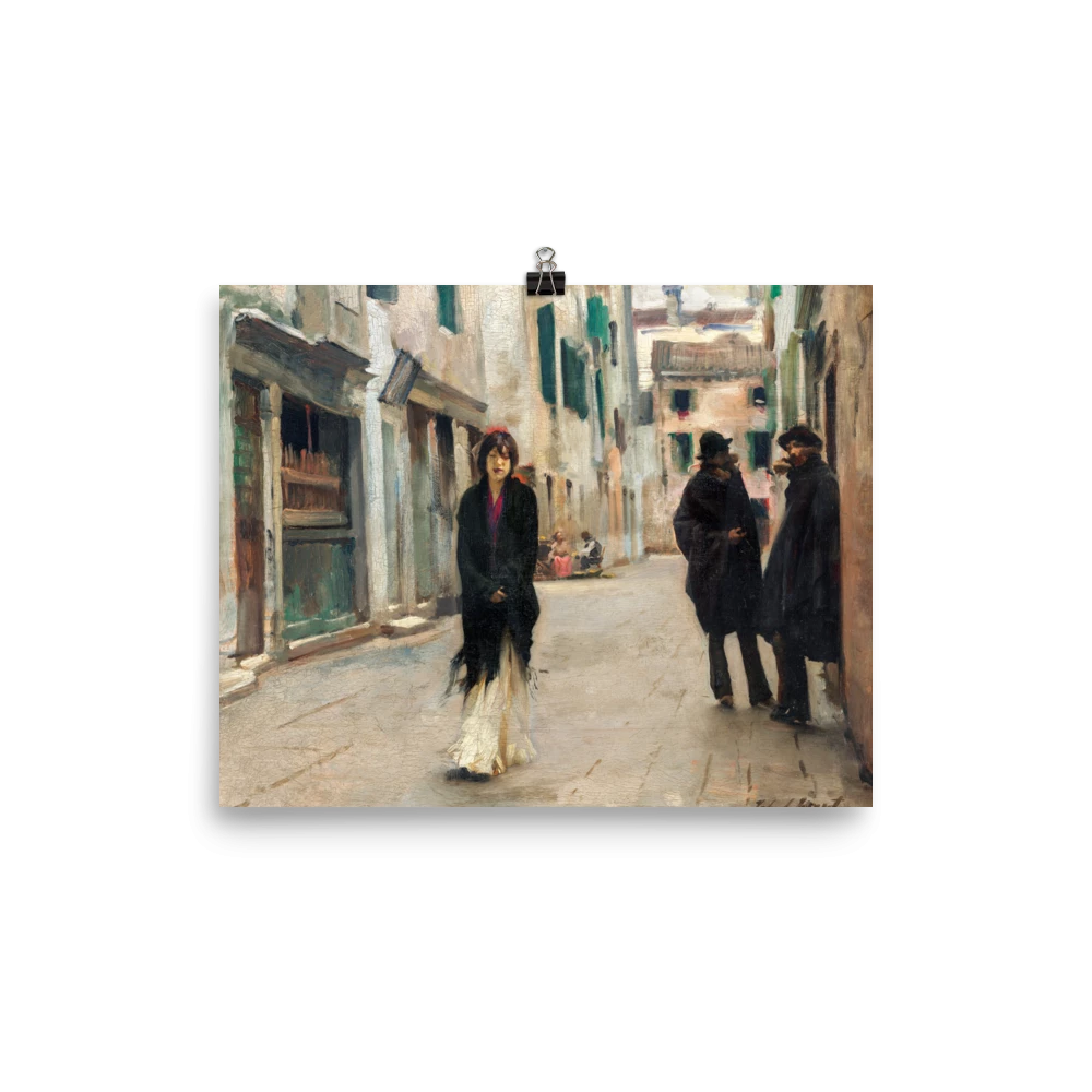 Lone Fox "Street In Venice" Art Print Best Sellers 7 Lone Fox "Street In Venice" Art Print Best Sellers