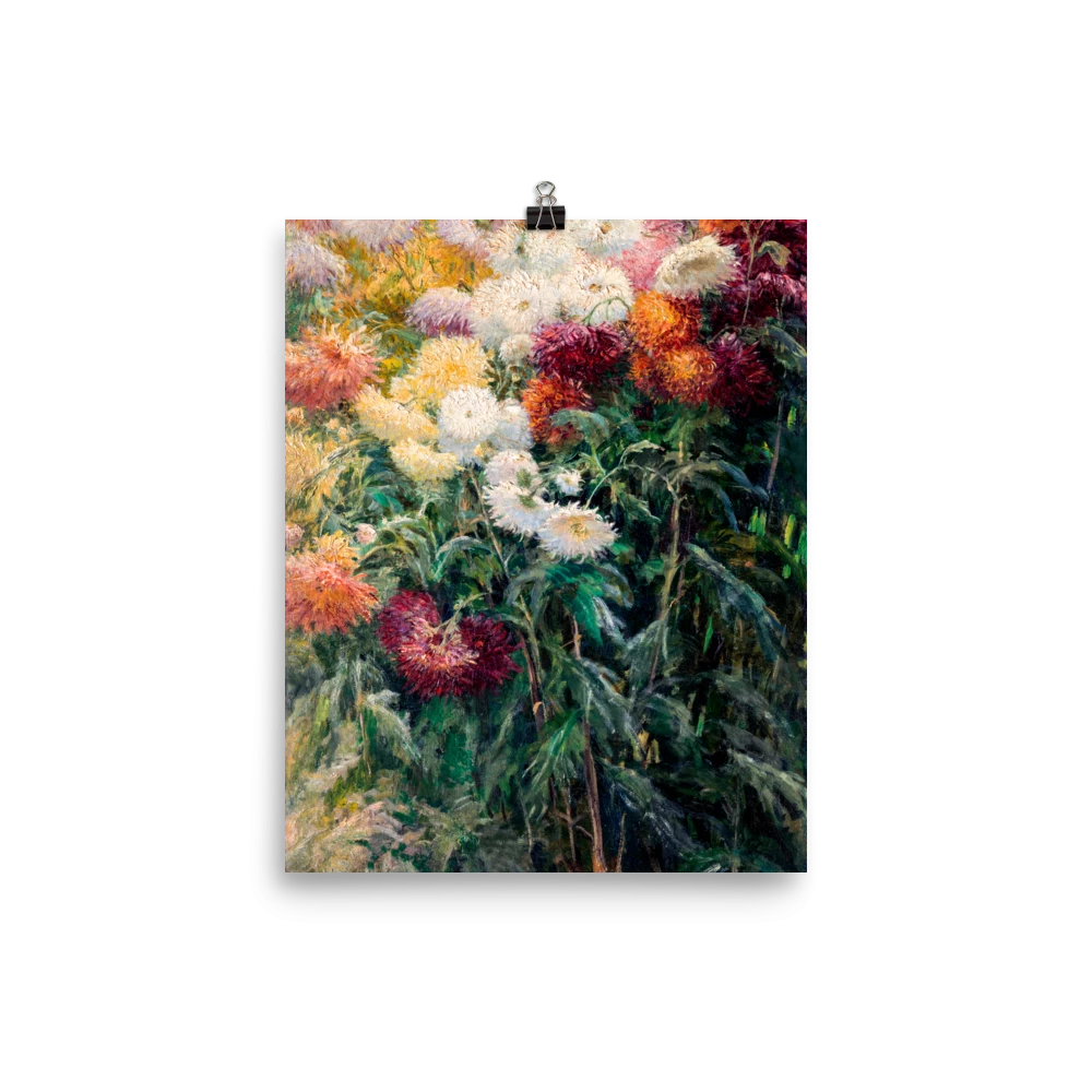 Lone Fox Best Sellers "Chrysanthemums In The Garden At Petit–Gennevilliers" Art Print 7 Lone Fox Best Sellers "Chrysanthemums In The Garden At Petit–Gennevilliers" Art Print