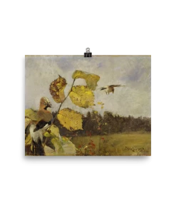 Lone Fox Best Sellers "Bird Resting On Branch" Art Print 11 Lone Fox Best Sellers