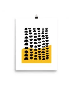 Lone Fox Crescent Art Print