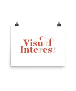 Lone Fox Visual Interest Art Print