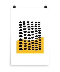 Lone Fox Crescent Art Print