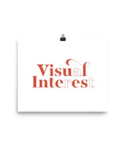 Lone Fox Visual Interest Art Print