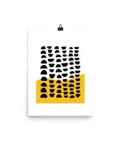 Lone Fox Crescent Art Print