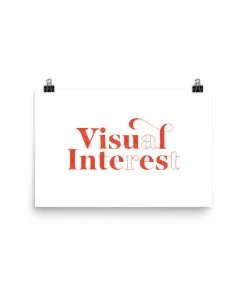 Lone Fox Visual Interest Art Print