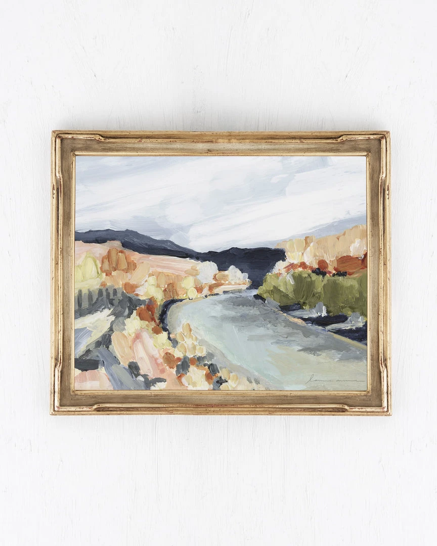 Lone Fox New "Painted River" Canvas Print 3 Lone Fox New "Painted River" Canvas Print