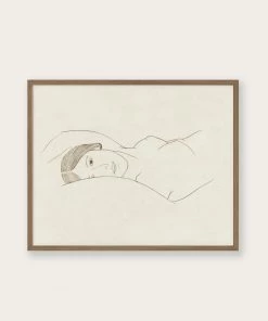 Lone Fox "Reclining Woman" Art Print New